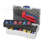 Tools set for crimping push-on connectors, terminal  Knp.979021 97 90 21
