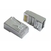 Konektors Gembird Rj45 Male 100Pack Shielded modular  Plug5Sp/100 8716309101417 Akgemksaw000017