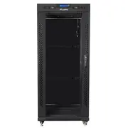 Lanberg rack cabinet 27U 600X800 glass  Ff01-6827-12Bl 5901969430387 Nulagr27U000025
