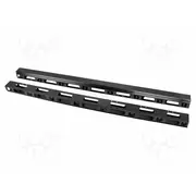 Lanberg vertical cable management panel  Ak-1209-B 5901969424089