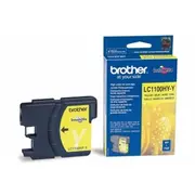 Lc-1100Hyy dzeltena tintes kasete 750 lapām 10,1Ml Dcp6690Cw,Mfc6490Cw  Lc1100Hyy 4977766659901