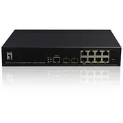 Levelone Kilby 10-Port L2 Managed Gigabit Poe Switch, 2 x Sfp, 802.3At/Af Poe, 125W, 8 Outputs  Gep-1061 4015867227350 Wlononwcrrn58