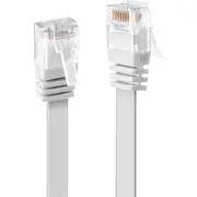 Lindy 3M Cat.6 U/Utp Flat Network Cable, White  47503 4002888475037 205660