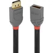 Lindy 3M Displayport 1.4 Extension Cable, Anthra Line  36498 4002888364980