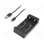 Mikroprocesoru lādētājs 1-2 litija jonu akumulatora lādētājiem 3.7V 10440-21700 ar Led indikāciju, izmantojot Usb  Xtar-Mc2Plus Mc2 Plus