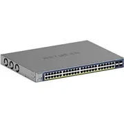 Netgear 52 Portu Poe Gigabit/10 G sakraujamie viedais slēdzis Gs752Txp Gs752Txp-300Eus  0606449171181