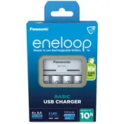 Panasonic charger Basic Usb  4X Aa Eneloop 2000 mAh K-Kj61Mcd40Usb Dlelkj61Aab 5410853063988