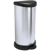 Pedāļspainis metalizēts Deco Bin 40L sudraba  0802150582 3253922150002