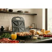 Promis Stp 25 Xxl sandwich maker, 4 toasts, 1400 W, black  Stp25 5902497555184 Agdpmsopk0001
