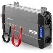 Qoltec Przetwornica napięcia Pure Sine Wave  12V na 230V 2500/5000W Lcd Usb Usb-C Kompatybilna z Lifepo4 Gel Agm 52692 5901878526928 Wlononwcrspf7