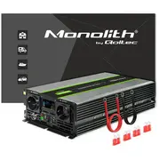 Qoltec Pure Sine Wave Inverter Monolith  3000W 6000W 24V to 230V Lcd 5901878519234 85044095