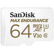 Sd Microsd Card  64Gb Sandisk Max Endurance inkl. Adapter Sdsqqvr-064G-Gn6Ia 0619659178505 Wlononwcrpoua