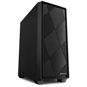 Sharkoon Vs8. Formfaktor Tower, Typ Pc, Produktfarbe Schwarz. Durchmesser unterstützte Vorderseitenlüfter 120 mm, Installierte Lüfter hinten 1X unterstützter Rückseitenlüfter mm. Unterstützte Hard-Disk Drive Größen 2.5,  4044951039074 1912522