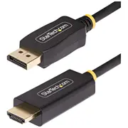 Startech.com 9,8Ft 3M Displayport to Hdmi Adapter Cable, 4K 60Hz with Hdr, Dp 2,0B, Active Video Converter, Desktop Monitor, M/M - Cord 10F-Dp-Hdmi-4K60-Hdr Adapterkabel männlich zu  065030901864 183
