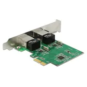 Tīkla karte Pcie  2 x Gigabit Lan Rj45, Delock 89999 4043619899999