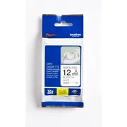 Tze-R231 dekor.auduma lente, Melns uz Balta, 12Mm x 4Metri  Tzer231 4977766770408