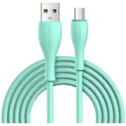 Joyroom S-2030M8 datu pārraides un uzlādes vads  Usb-A uz Micro Usb 15W 2M zaļš S-2030M8Micro 6941237136701 85044030