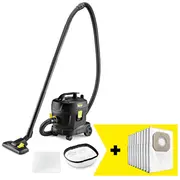 Vacuum Cleaner Karcher Input power 850 W Dust capacity 11 L Drum vacuum Cleaning type Dry container bag Colour Black 1.527-222.0  4066529214683