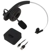 Wireless headphones with microphone black Usb C wireless  Bt0059