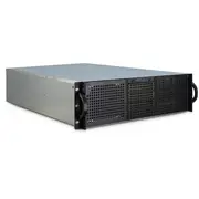 Inter-Tech 3U-30255 Rack Black, Stainless steel  88887108 4260133126299 Wlononwcraaxz