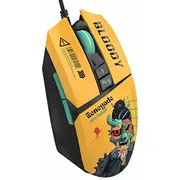 A4Tech Bloody W63 Max Renegade vadu spēļu pele  Rgb 7 pogas 12000Cpi dzeltena krāsa A4Techw63Mr 4711421000529 84716070