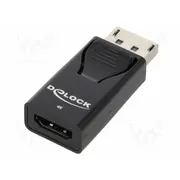 Adapter Displayport plug,HDMI socket black  Delock-66234 66234