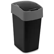 Atkritumu spainis Flip Bin 25L melns/sudraba  0802171Y09 3253922171328