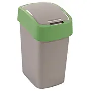 Atkritumu spainis Flip Bin 25L sudraba/zaļš  0802171P80 3253922171076