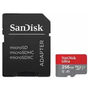 Atmiņas karte Sandisk Ultra microSDXC 256Gb  Adapter Sdsquac-256G-Gn6Ma 619659200565