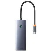Baseus Ultrajoy 7In1 Usb Hub Savienotājs Usb-C  Hdmi / 3Usb 3.0 Sd/Tf B00052803811-00 6932172646486
