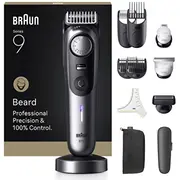 Braun Beardtrimmer 9 Bt9560 beard trimmer Battery 52 2 cm Wet  Dry Black, Silver 8700216896436 Wlononwcrosyj