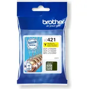 Brother Lc421Y tintes kārtridžs 1 pcs Oriģināls Dzeltens  4977766810395