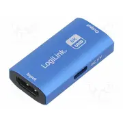 Cable Hdmi socket x2,USB C 2.1 4K,8K,Hdr blue  Hd0064