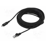 Cable Usb 3.2 Gen 1 Rj45 plug,USB C plug nickel plated 5M  Cu0414
