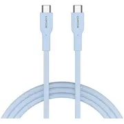 Canyon cable Onwire 60Cl C-C 60W Color Braided 1M Light Blue  Cnd-Ccap60Ab10Lbl 5291485018665