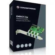 Conceptronic Emrick02G interfeisa karte/adapteris IekScaronĒjs Usb 3.2 Gen 1 3.1  4015867221969
