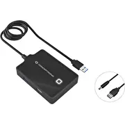 Conceptronic Hubbies10B dokstacija Usb 3.2 Gen 1 3.1 Type-A Melns  4015867226711