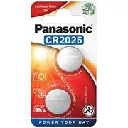 Cr2025 baterijas Panasonic litija iepakojumā 2 gb.  Bat2025.P2 3100000594862