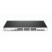 D-Link Dgs-1210-28Mp/E tīkla pārslēgs Vadīts L2 Gigabit Ethernet 10/100/1000 Power over Poe 1U Melns, Pelēks  0790069467776 226560