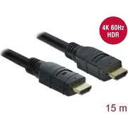 Delock Active Hdmi Cable 4K 60 Hz 15 m  85285 4043619852857