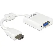 Delock Adapter Hdmi-A male Gt Vga female white  65346 4043619653461