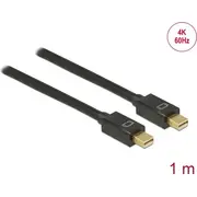 Delock Cable Mini Displayport 1.2 male Gt 4K 60 Hz 1 m  83473 4043619834730