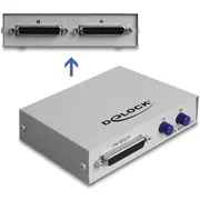 Delock Parallel Switch D-Sub 25 pin 2 port manual  87618 4043619876181