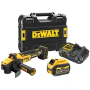 Dewalt Leņķa slīpmašīna 125Mm Fvadv Ātr.reg. 18V 1X6Ah Tstak  Dcg409Vst1-Qw 5035048791486