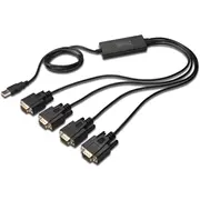 Digitus Usb 2.0 to 4Xrs232 Cable  Da-70159 4016032308539