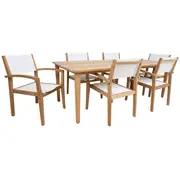 Edamistabas komplekts Maldive galds, 6 kresli  K13604 4741617107930