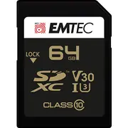 Emtec Sd 64Gb Uhs-I U3 V30 Speedin Pro  Ecmsd64Gxc10Sp 3126170146427
