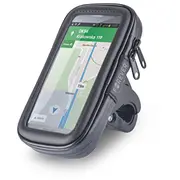 Forever Bh-100Xl Universāls 9X16.5Cm Velo stieņa stiprinajums Telefonam  Gps Melns T0014193 5900495440273