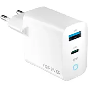 Forever Tc-06-45Ac Gan Pd Qc charger 1X Usb-C Usb 45W white  Gsm171396 5900495088673