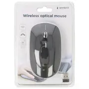Gembird Musw-4B-01 Wireless Black  8716309103855 84716070